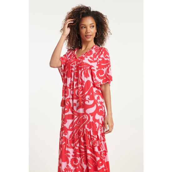 Smashed Lemon 24005 bloemen barok maxi jurk | - Image 5