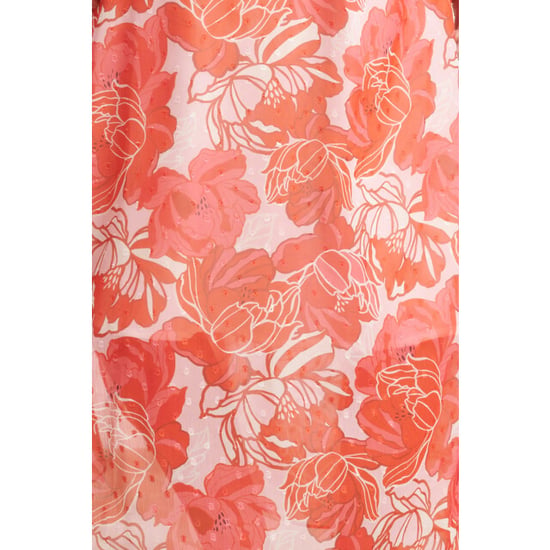 Smashed Lemon 24008 bloemenpracht chiffon jurk met ruchesceintuur | - Image 3