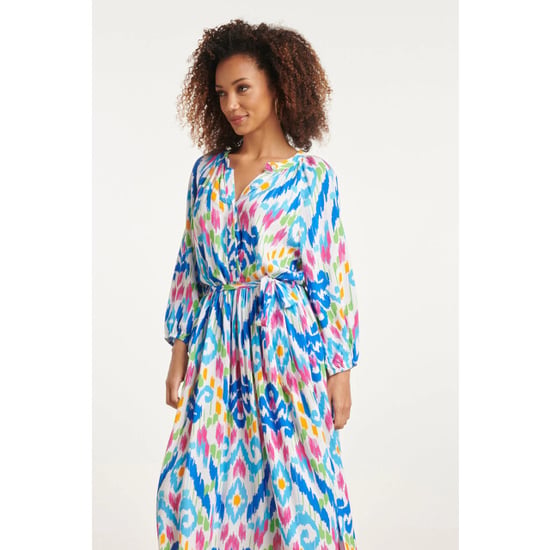 Smashed Lemon 24049 zomer maxi jurk met knopen | - Image 2