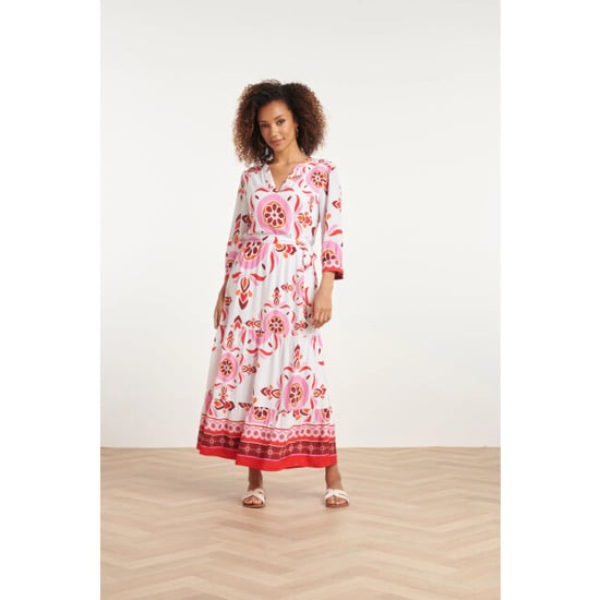 Smashed Lemon 24053 maxi jurk met diepe v-hals | - Image 2
