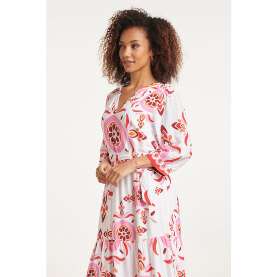 Smashed Lemon 24053 maxi jurk met diepe v-hals | - Image 6