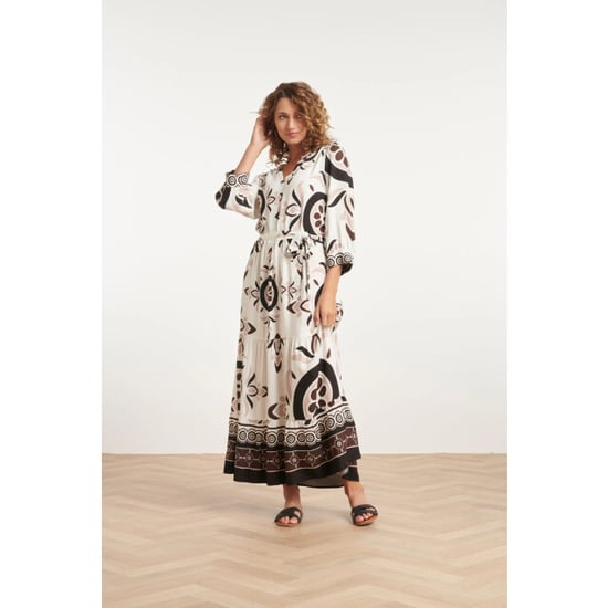 Smashed Lemon 24055 maxi jurk met diepe v-hals | - Image 2