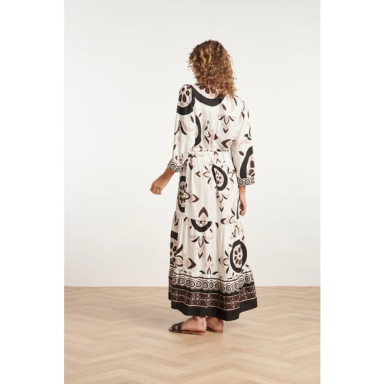 Smashed Lemon 24055 maxi jurk met diepe v-hals | - Image 6
