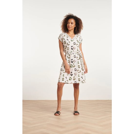 Smashed Lemon 24065 cheetah print jurk | - Image 4