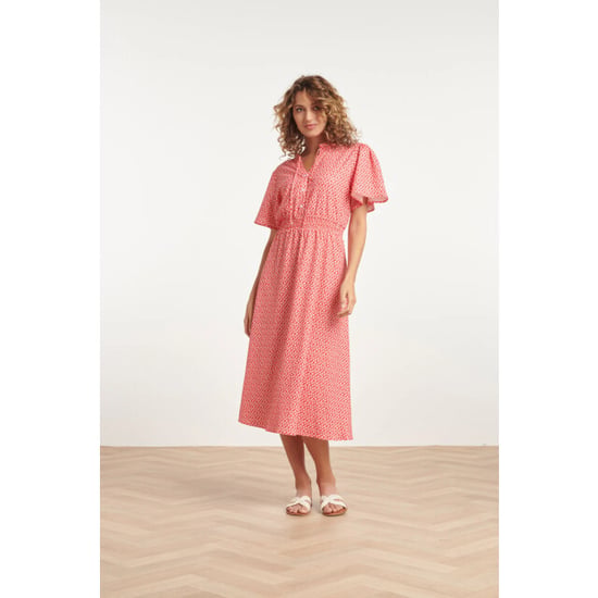 Smashed Lemon 24177 midi jurk met knoopsluitingsmok | - Image 1