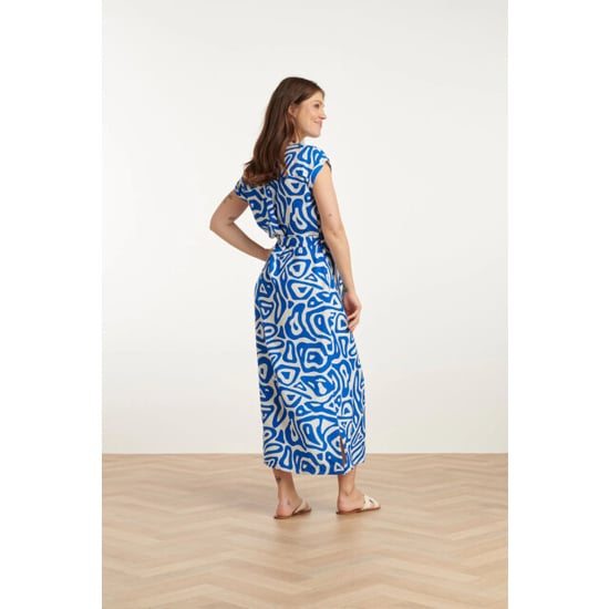 Smashed Lemon 25003 midi jurk met te abstracte print | - Image 3