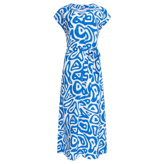 Smashed Lemon 25003 midi jurk met te abstracte print | - Image 4