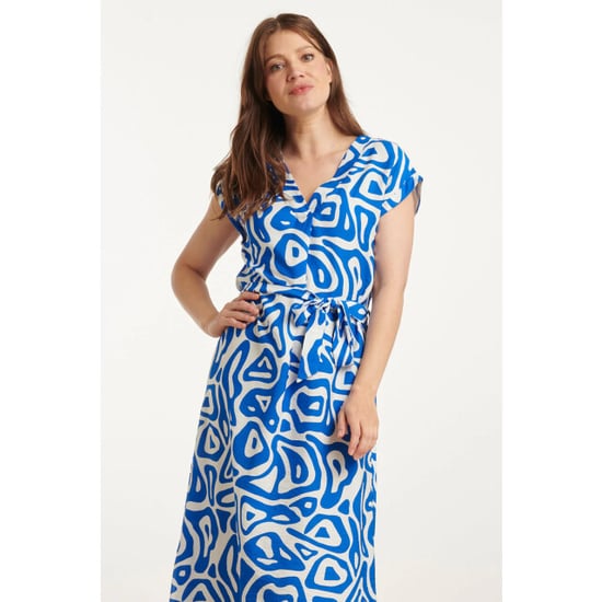 Smashed Lemon 25003 midi jurk met te abstracte print | - Image 5