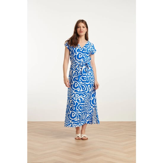 Smashed Lemon 25003 midi jurk met te abstracte print | - Image 6