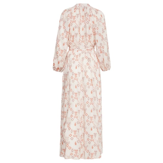 Smashed Lemon 25042 lichte maxi jurk met v-halsaztec print-nude tinten | - Image 3