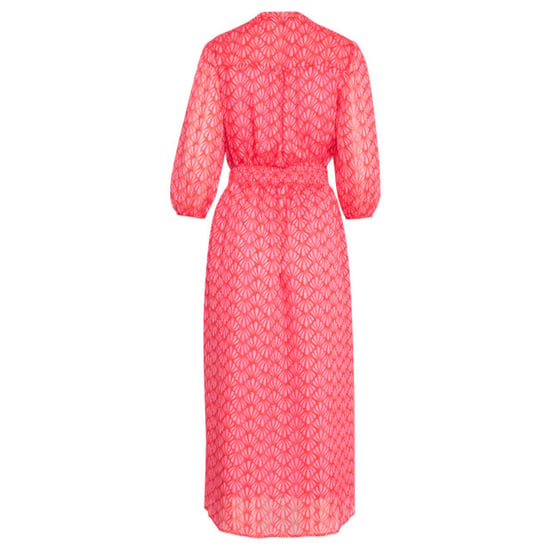 Smashed Lemon 25050 elegante maxi chiffon jurk met schelpprint | - Image 3