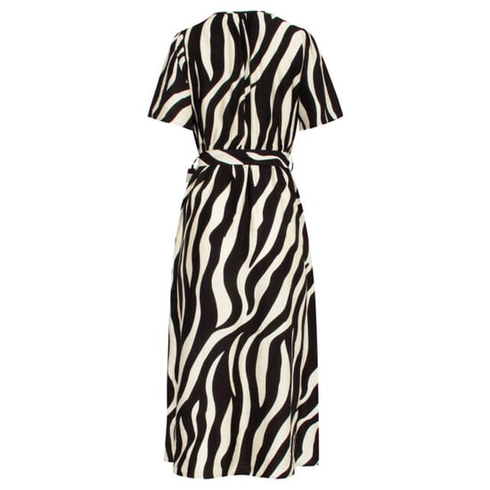 Smashed Lemon 25077 midi jurk met zebrastijl print | - Image 3