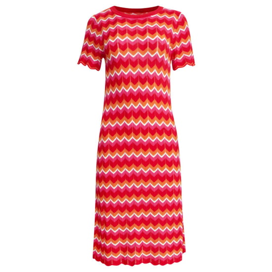 Smashed Lemon 25098 multicoloured zigzag knitted jurk | - Image 4