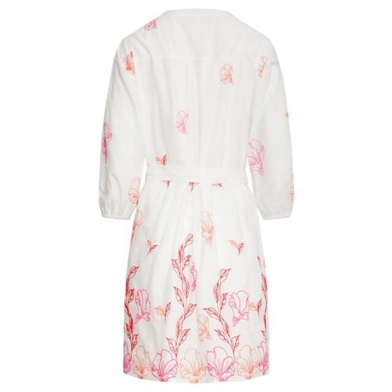 Smashed Lemon 25263 te bloemen geborduurde korte jurk met v-hals | - Image 3