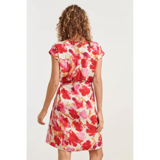 Smashed Lemon 35174 Jurk Off White Red - Image 6