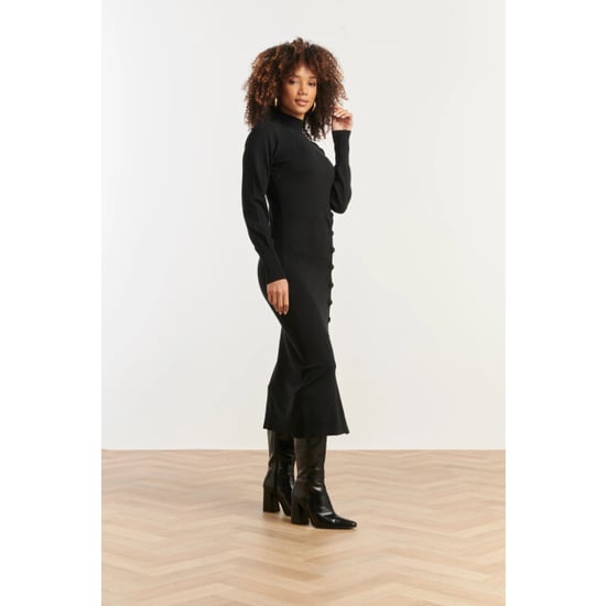 Smashed Lemon Damesgebreide jurk met lurex | - Image 4