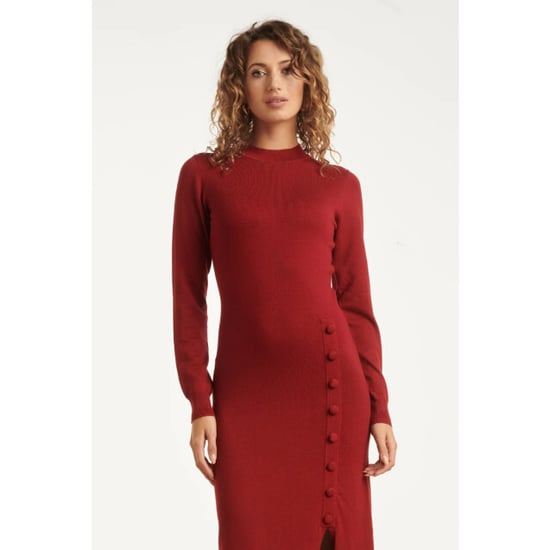Smashed Lemon Damesgebreide jurk met lurex | - Image 4