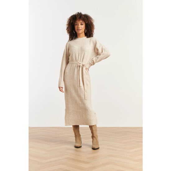 Smashed Lemon Damesgebreide maxi jurk | - Image 1