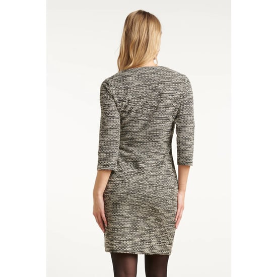 Smashed Lemon Zwart wit tweed jurk | - Image 3