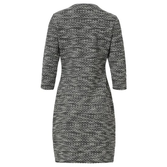 Smashed Lemon Zwart wit tweed jurk | - Image 6
