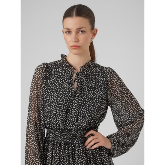 Vero Moda Vmholly ls frill short dress wvn ga dessin - Image 5