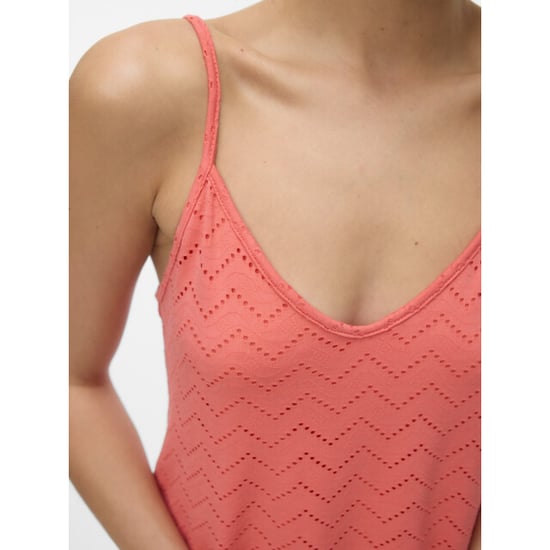 Vero Moda Vmthas singlet ankle dress jrs ga v koraal - Image 2
