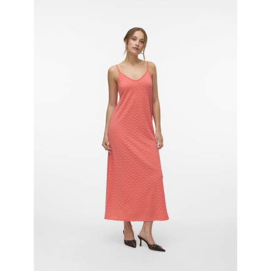 Vero Moda Vmthas singlet ankle dress jrs ga v koraal - Image 4