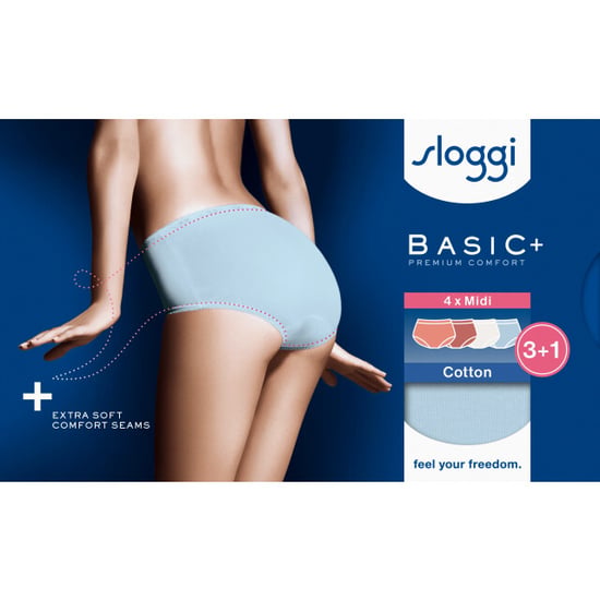 Sloggi Basic+ midi 4-pack multi-colour v022 - Image 6