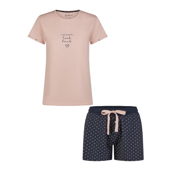 By Louise Dames korte pyjama set shortama roze - Image 1