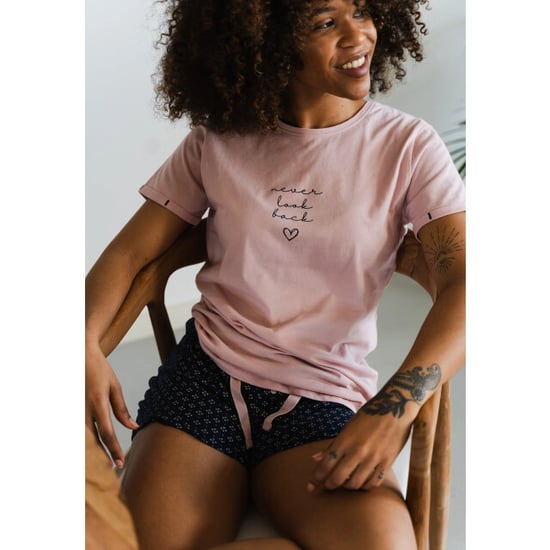 By Louise Dames korte pyjama set shortama roze - Image 3