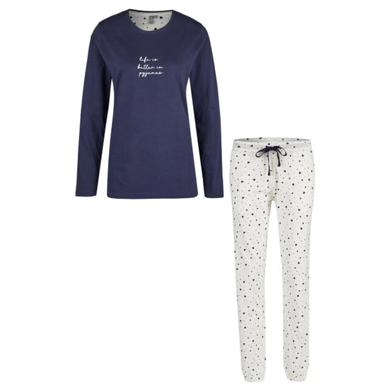 By Louise Dames pyjama set lang hartjes print - Image 1