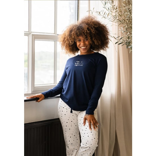 By Louise Dames pyjama set lang hartjes print - Image 3