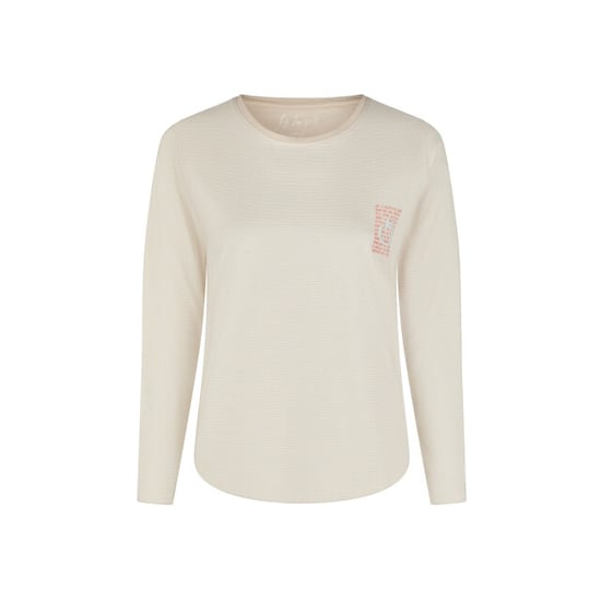 By Louise Dames pyjama set lang katoen beige/mintgroen gestreept - Image 2