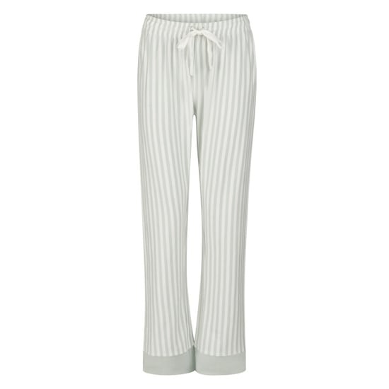 By Louise Dames pyjama set lang katoen beige/mintgroen gestreept - Image 3
