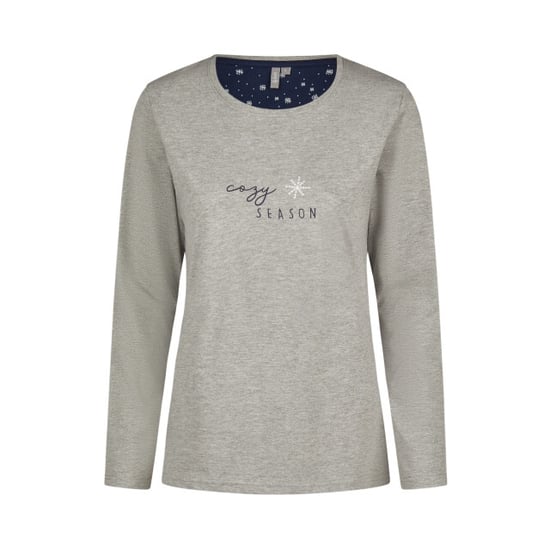 By Louise Dames pyjama set lang katoen grijs - Image 2