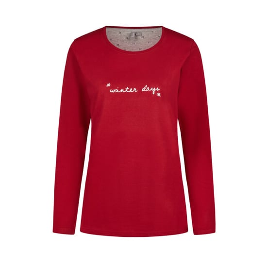 By Louise Dames pyjama set lang katoen rood - Image 3
