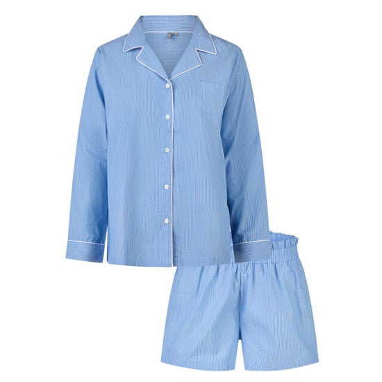 By Louise Dames pyjama set short + blouse effen - Image 1