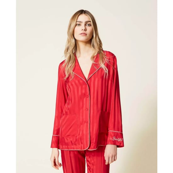 Twin-set Jacquard satijnen pyjama - Image 4