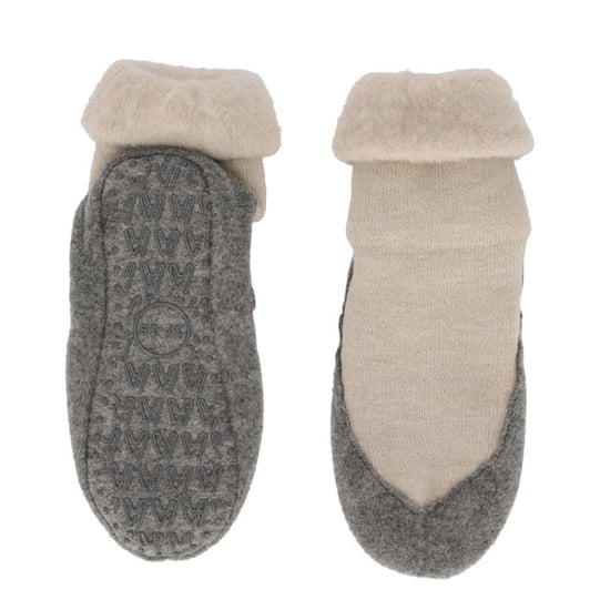 Apollo Dames / heren pantoffels slofsok antislip wol - Image 2