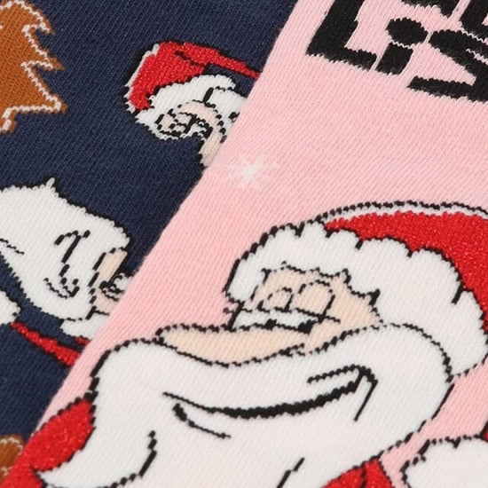 Apollo Dames foute kerstsokken santa 2-pack - Image 2