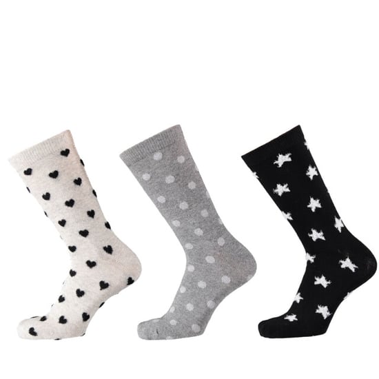 Apollo Fashion sokken dames hartjes stippen sterren print - Image 1