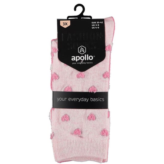 Apollo Fashion sokken dames hartjes stip ster print - Image 2
