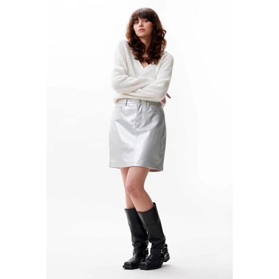 Catwalk Junkie 24020206 vegan leather 5 pocket skirt - Image 4