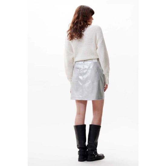 Catwalk Junkie 24020206 vegan leather 5 pocket skirt - Image 5