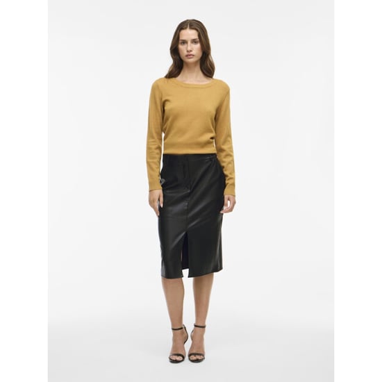 Vila Vidagmar hw midi coated skirt noos - - Image 3