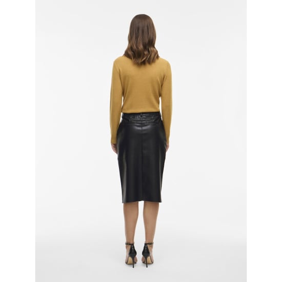 Vila Vidagmar hw midi coated skirt noos - - Image 5