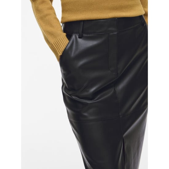 Vila Vidagmar hw midi coated skirt noos - - Image 6
