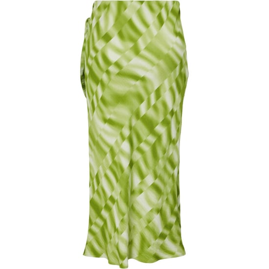 Y.A.S Yaslime hw midi wrap skirt s. parrot green/lime - Image 2