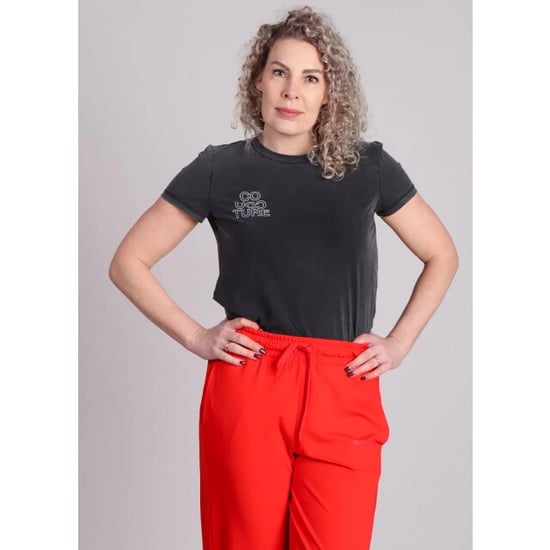 Co'Couture Siaracc acid outline tee donker - Image 5