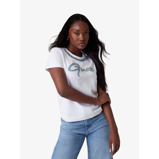 Guess Dames t-shirt jeans chain - Image 1